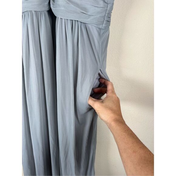 Birdy Grey Kiko Halter Full Length Maxi Formal Gown Sz XL - Picture 4 of 11